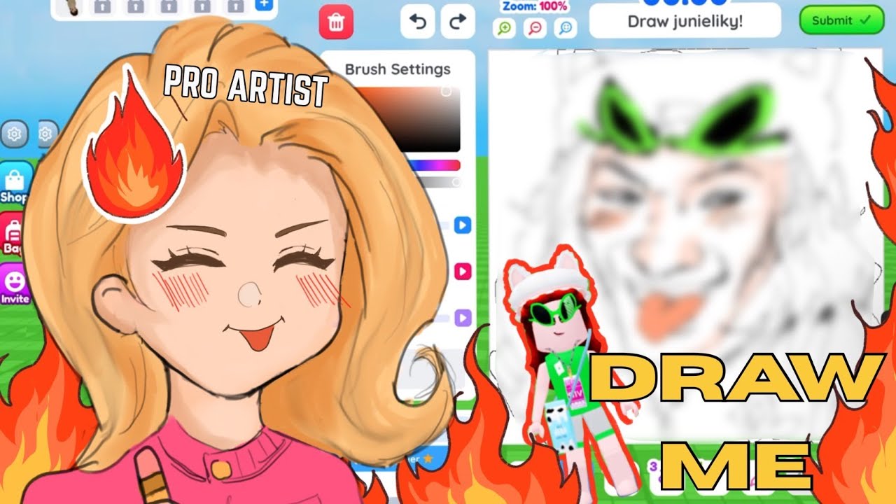 Троллинг в Roblox Draw Me вышел из-под контроля!!💀😭(БЕЗ СОЖАЛЕНИЙ)