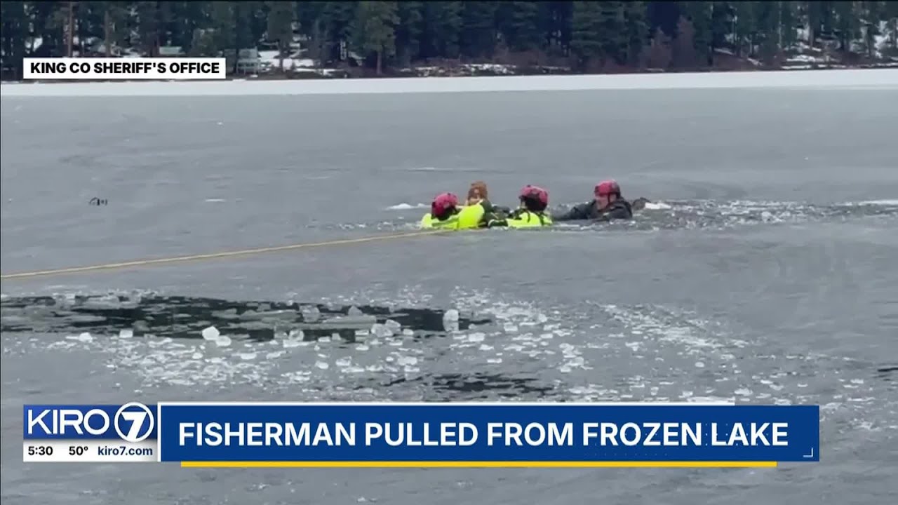 Right place, right time: Deputies save man who fell through frozen lake