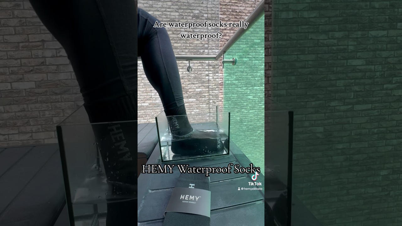 Are waterproof socks really waterproof? We put HEMY to the test! 