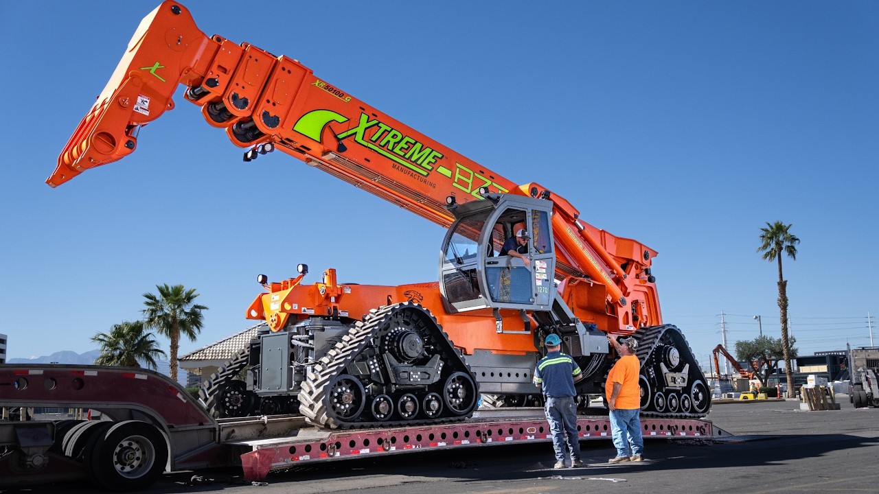 World's Largest Quadtrack Telehandler Heavy Haul From Conexpo 2026