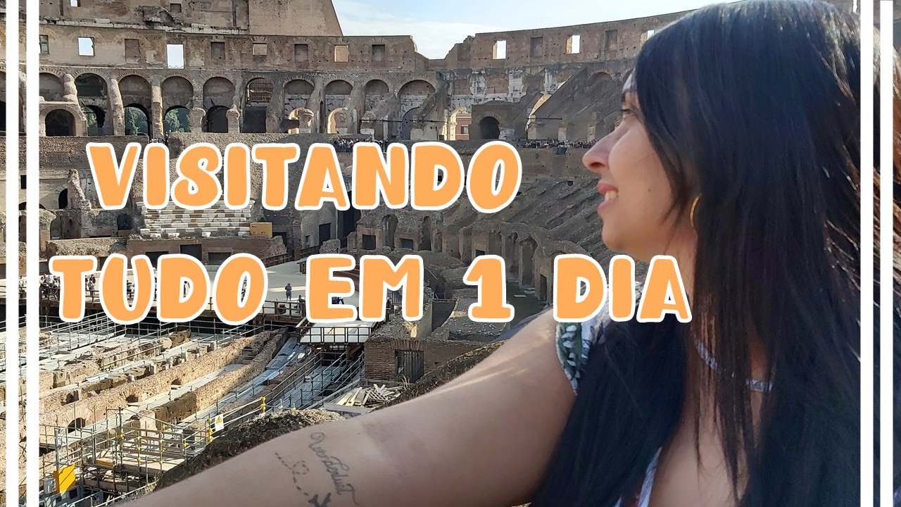 Coliseu, Palatino e Fórum Romano - Vlog 2 na Itália | Swsw Santos