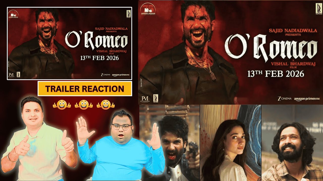 O Romeo Teaser Reaction | Shahid Kapoor | Triptii Dimri | Vishal Bhardwaj | Honest Review #oromeo