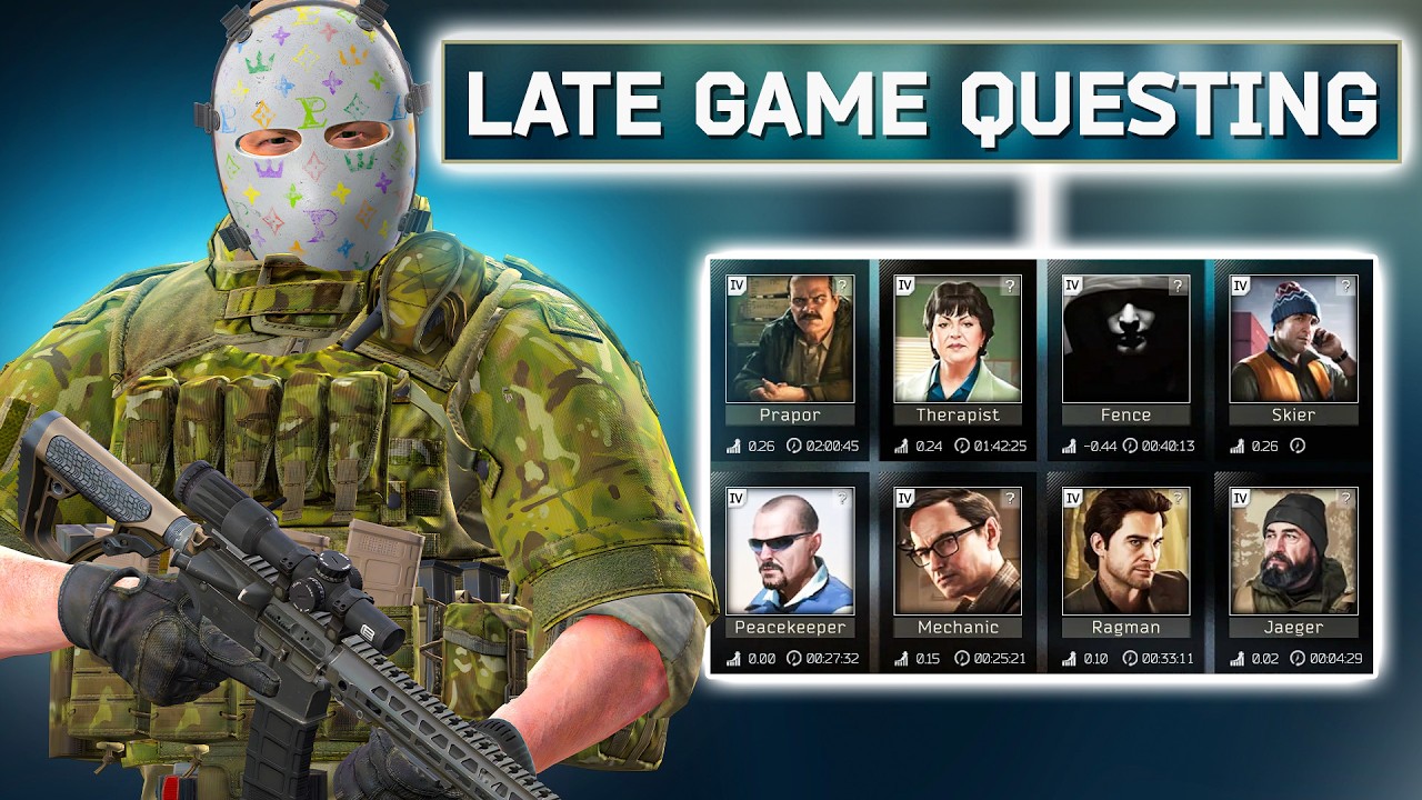 🔴 LIVE - LATE GAME QUESTING - Escape From Tarkov