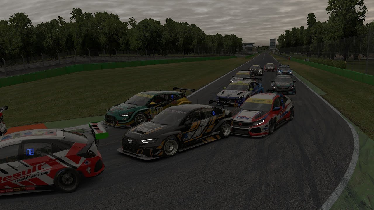TCR Virtual Challenge 20 min race on Iracing  S1W8 2026 at Monza Combined in Honda Civic TCR
