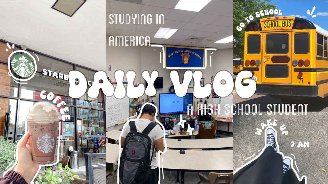 يوميات طالبه مقيمه في امريكا 👩🏻‍💻🇺🇸|  دراسه 🏫• تسوق 🛒 • ستاربكس 🧋• فعاليات مدرسيه ✨