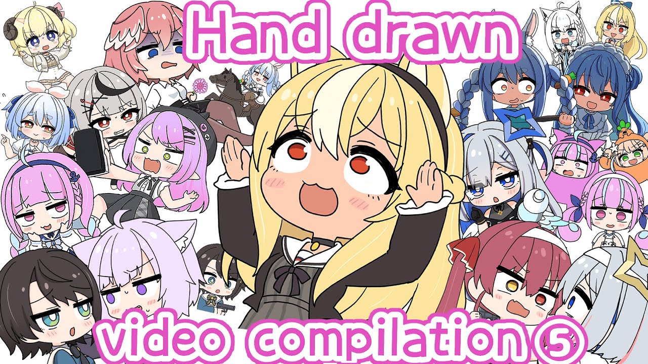 2022 Summary Hand drawn video compilation⑤【Hololive AnimatedClip/Eng sub】