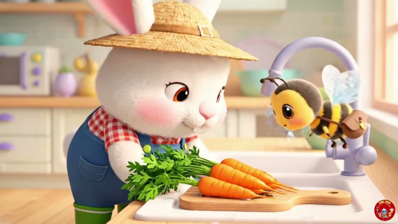 Tamil | பன்னி & பஸ்ஸுடன் கேரட் நடுதல் | Planting Carrots with Bunny & Buzz