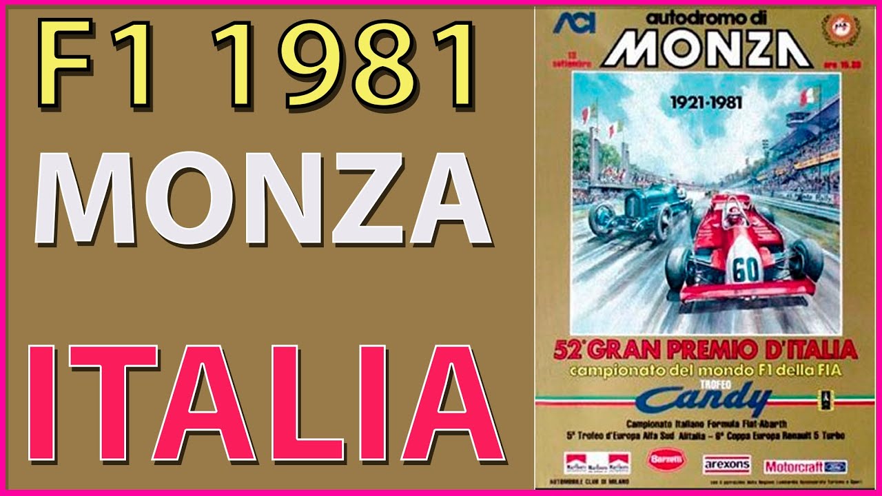 F1 1981 Race 13 Monza Italia