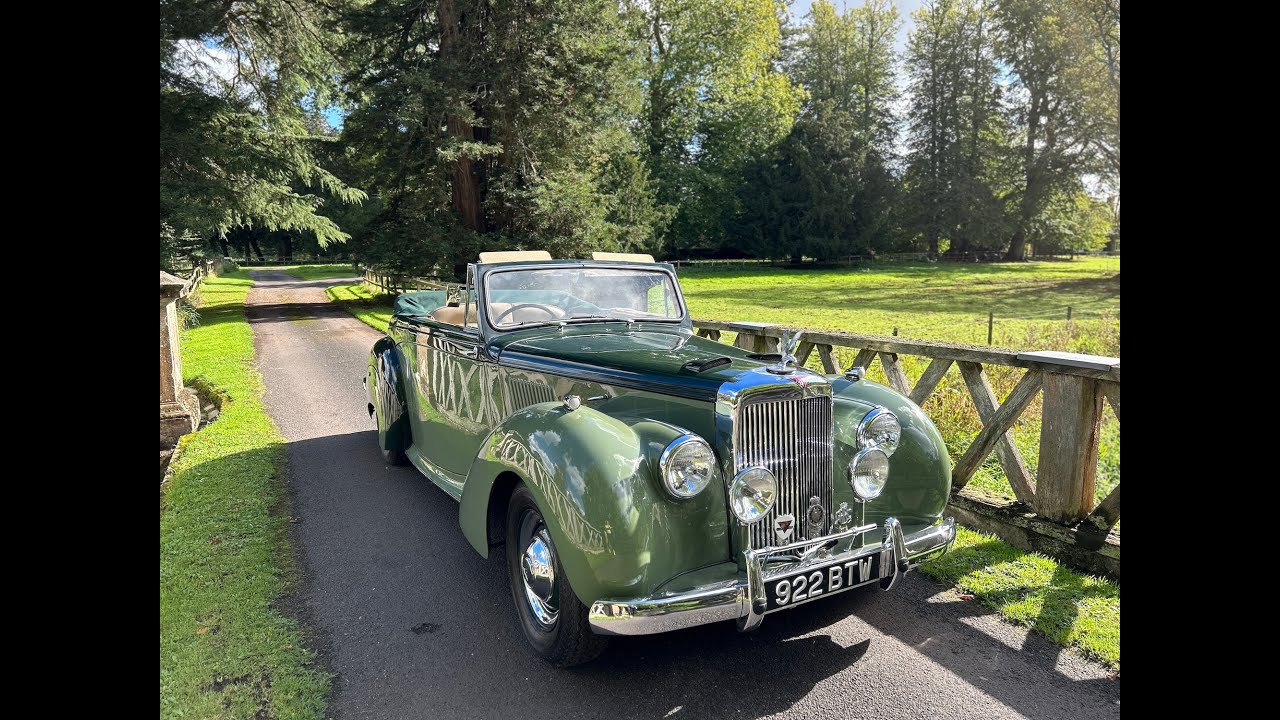 1955 Alvis TC21/100 ‘Grey Lady’ Drophead Coupe offered for sale by Robin Lawton Vintage & Classic