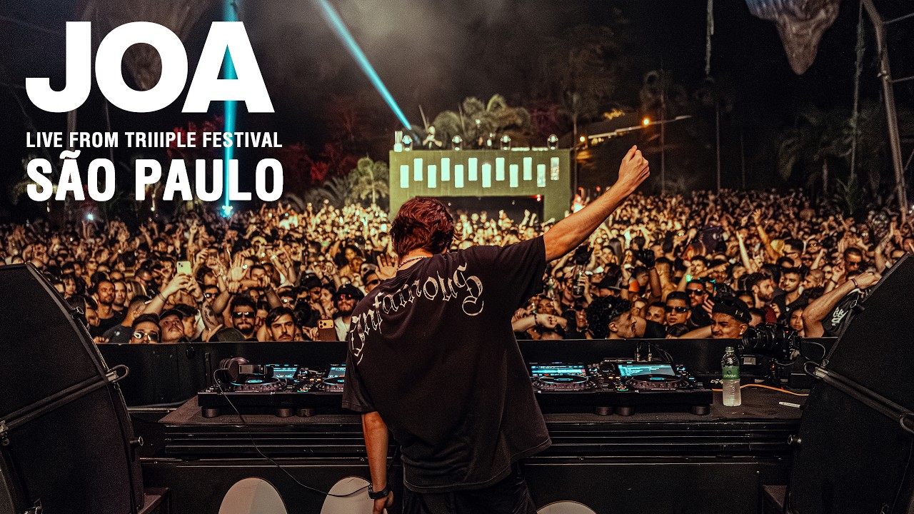 JOA - Live @ Ame Club - Triiiple Festival, S&atilde;o Paulo, Brazil