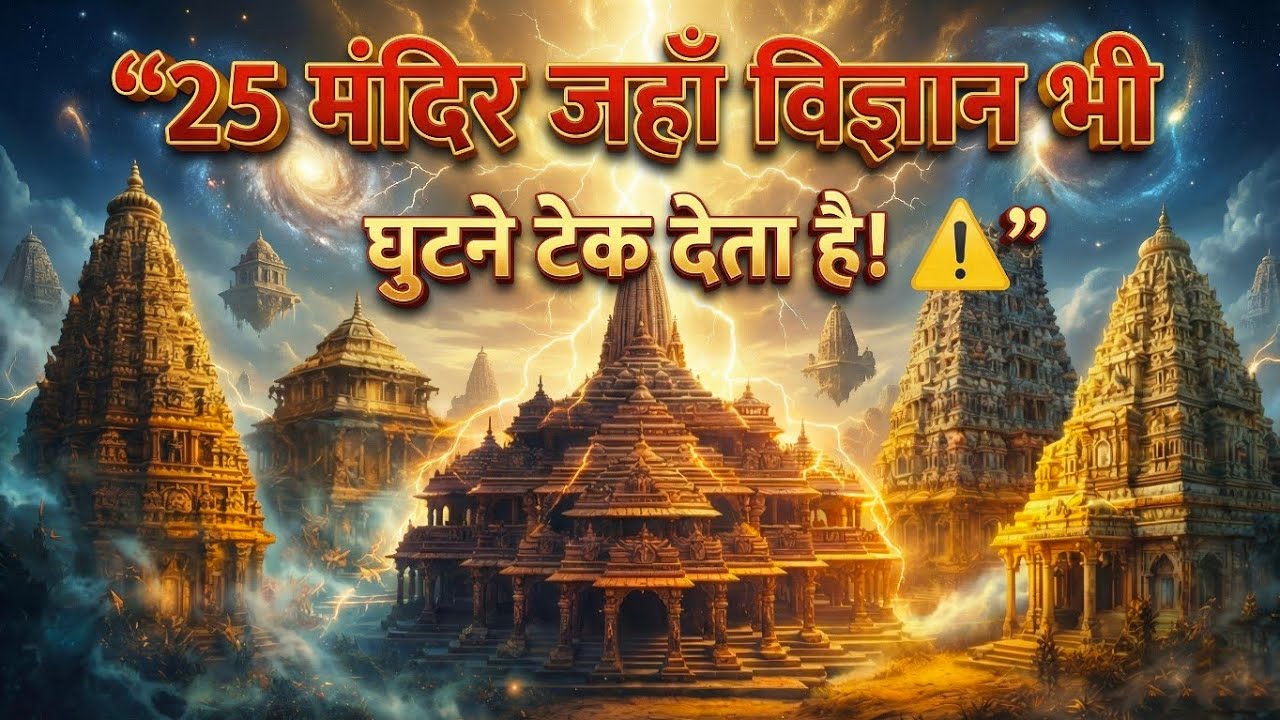 25 मंदिर जहाँ विज्ञान भी हार मान चुका है! 😱 NASA भी हैरान है इन रहस्यों से | Mysterious Temples