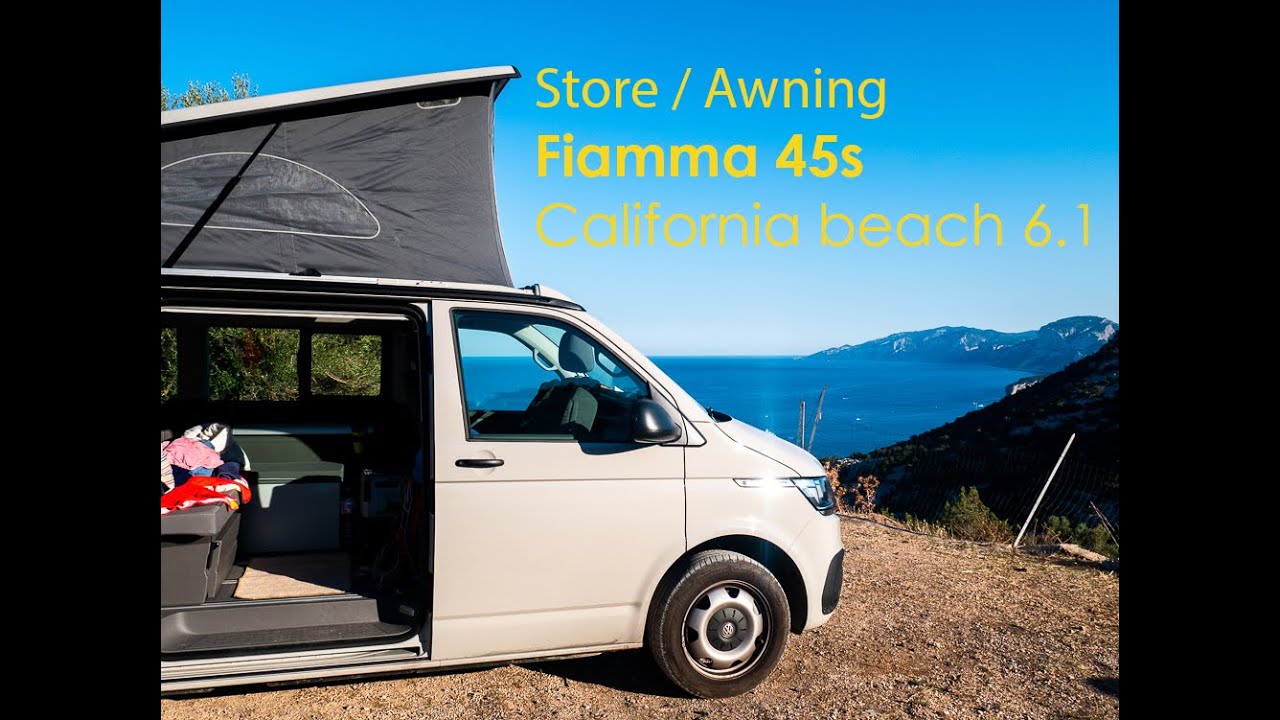 Installing Fiamma F45S awning on California Beach 6.1