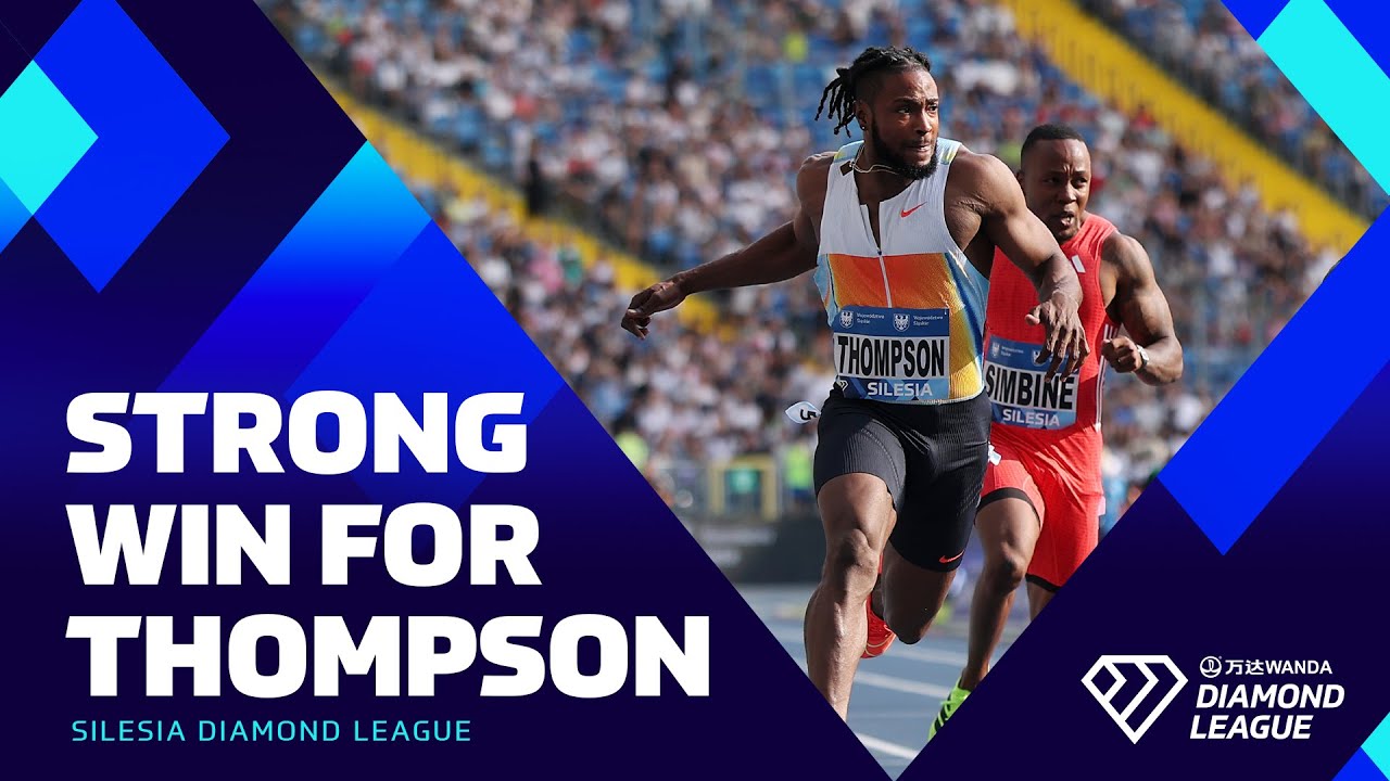 Kishane Thompson shocks Noah Lyles with 9.87 win in 100m | Wanda Diamond League