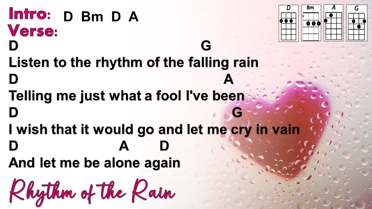Rhythm of the Rain - The Cascades (Ukulele Play Along)
