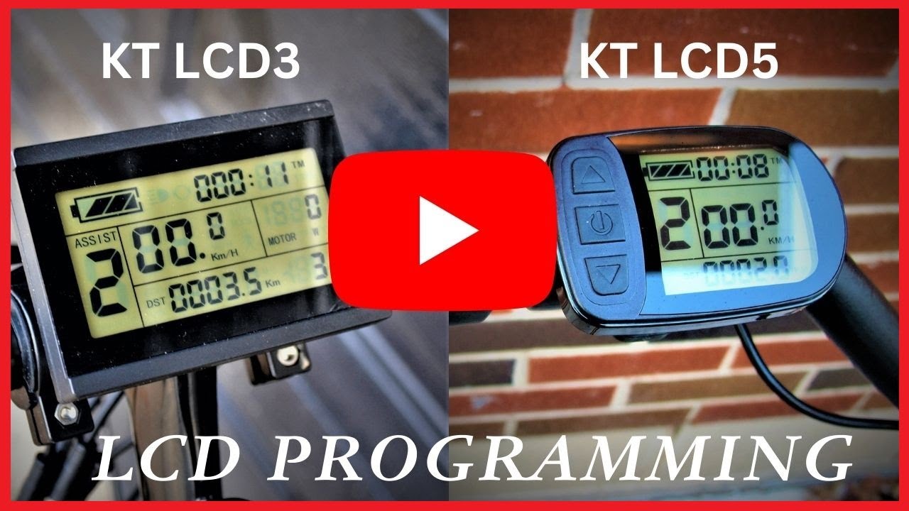 Программирование KT LCD3 — комплекты для переоборудования www.AffordableEBikes.ca, работает с LCD...