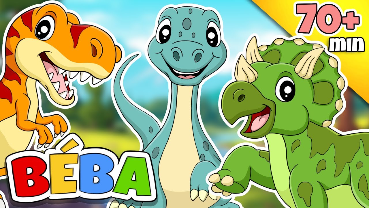 DINO DINOSAUŘI | + více českých dětských písniček | 70+ min písniček pro děti