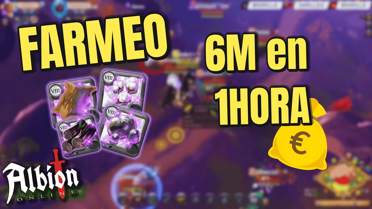 💰 6 MILLONES en 1 HORA | FARMEO en ZONA NEGRA | ALBION ONLINE