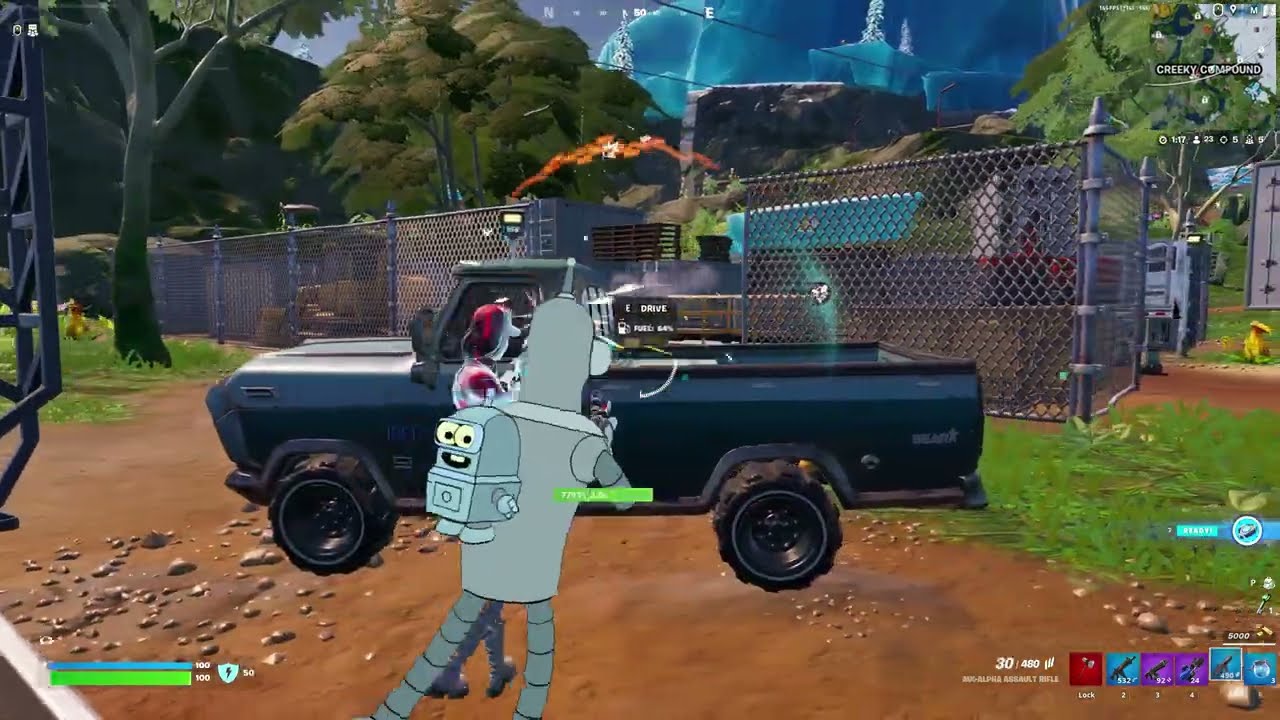 Check out new *BENDER BENDING RODRIGUEZ* FUTURAMA gameplay Fortnite  #Fortnite #EpicPartner