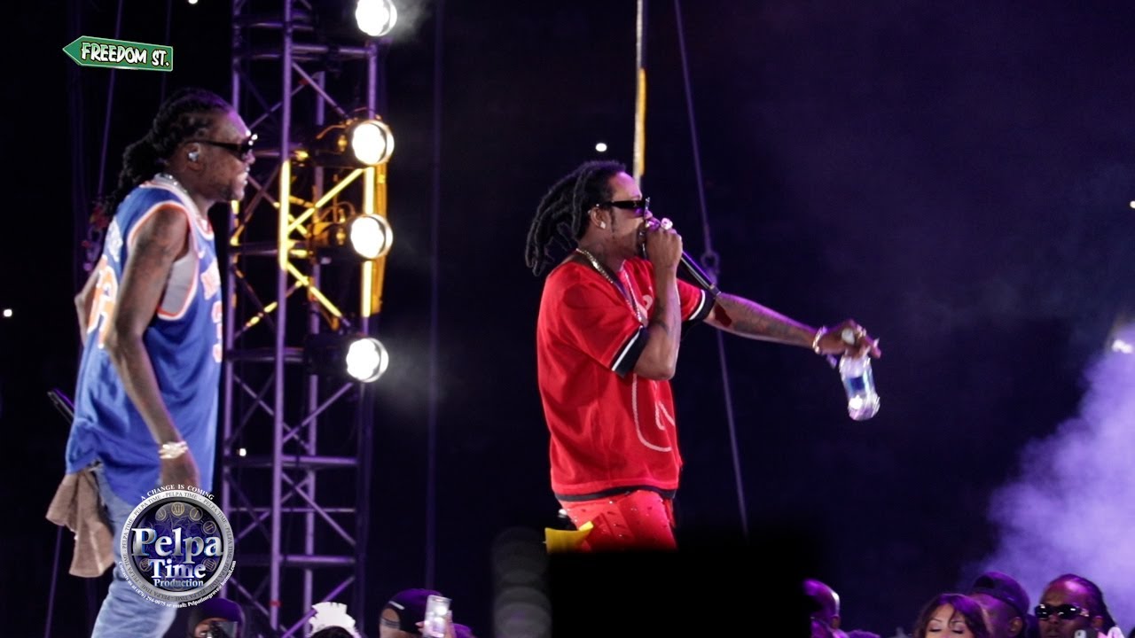 Jamal jump out on VYBZ KARTEL FREEDOM STREET