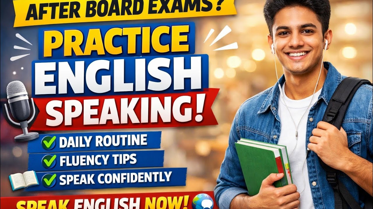 Board Exams Over? 📚✨ Speaking English Fluently with This Step-by-Step Guide|🎯