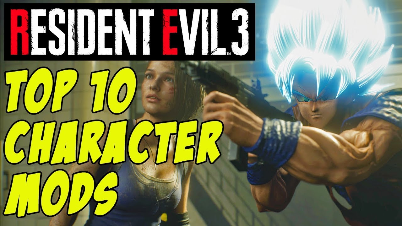 Resident Evil 3 - TOP 10 CHARACTER MODS!