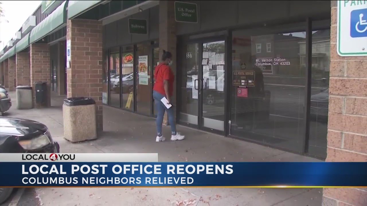 Mount Vernon Station Post office opens after three months of being closed