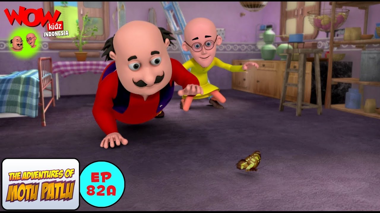Kupu-Kupu Emas - Motu Patlu dalam Bahasa - Animasi 3D Kartun