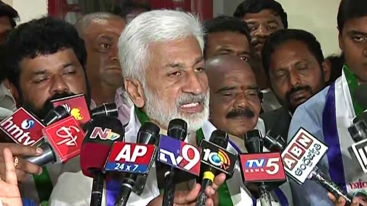 YSRCP MP Vijaysai Reddy addresses media on party strategy in parliament sessions