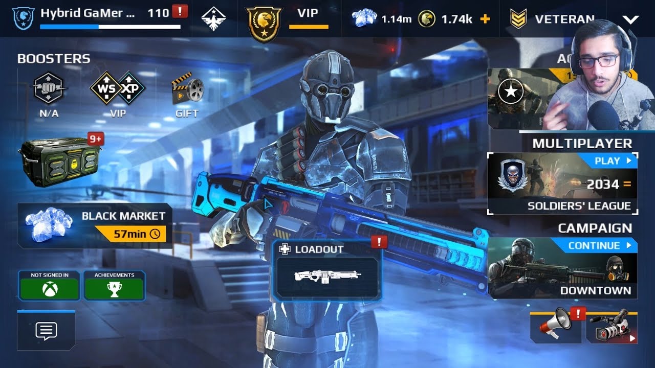 Modern Combat 5 - The No Reload Challenge#1 - LIVE!#98
