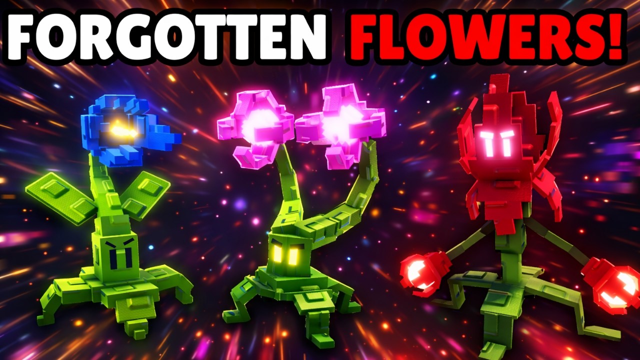 Мы создали команду «Забытые цветы» в игре Garden Tower Defense!
