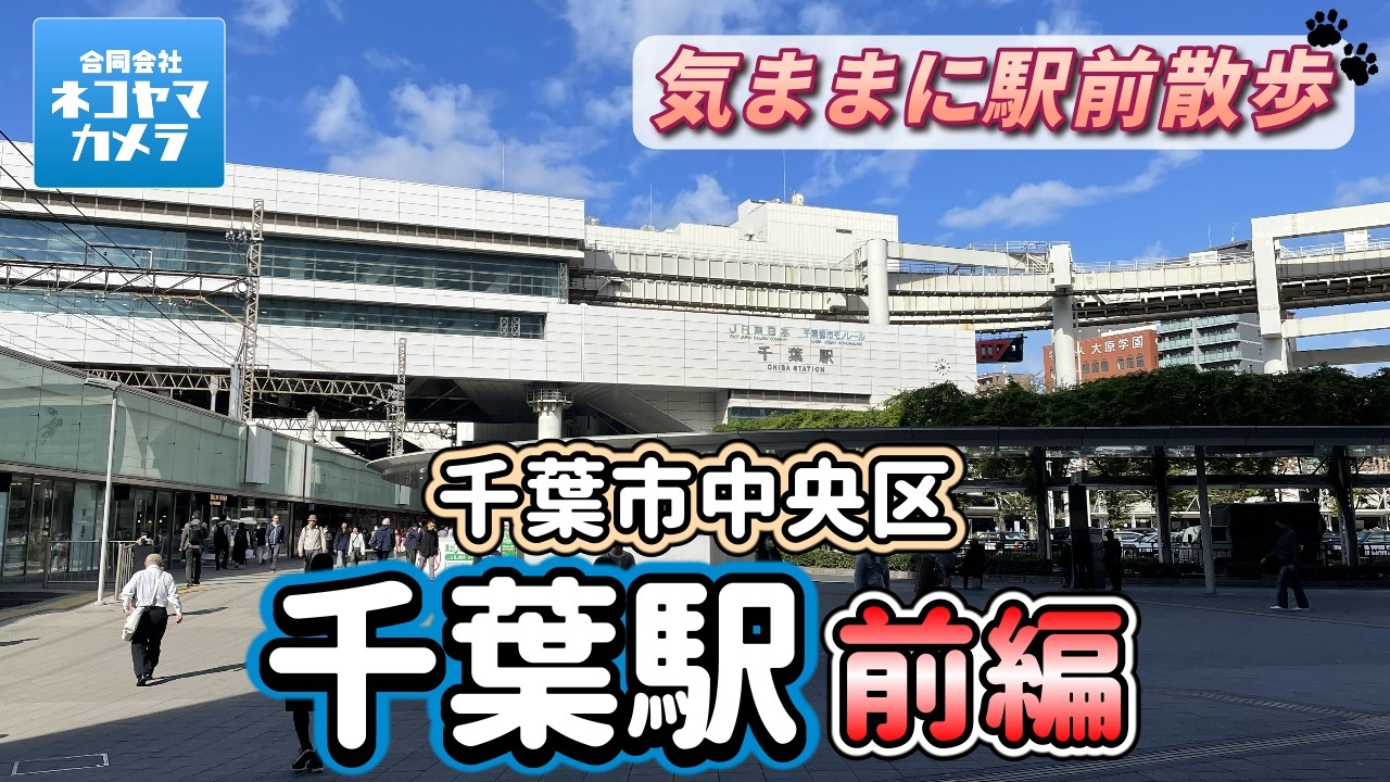 【千葉散歩#35】千葉県最大の街「千葉駅」周辺を歩いたよ！《前編》　千葉市中央区　#千葉県 #千葉市 #中央区