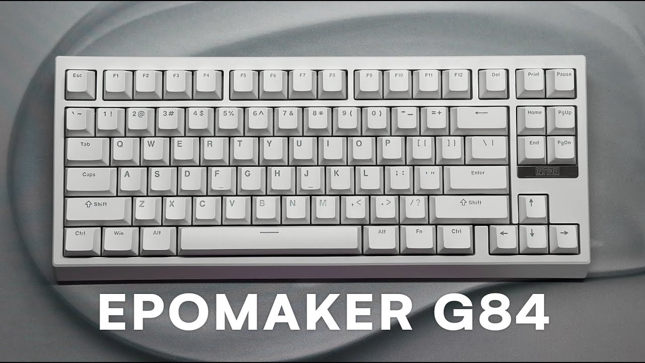 EPOMAKER G84 | 더 컴팩트한 80% 배열, VIA까지 되는 무선 폼떡 키보드 언박싱 & 타건