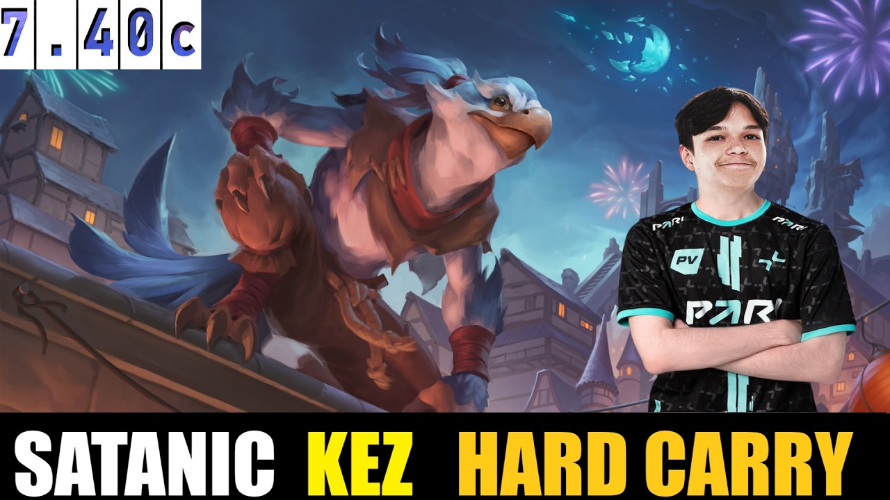 🤯 SATANIC [KEZ] CARRY 7.40c - DOTA 2 HIGHEST MMR MATCH#dota2  #dota2gameplay