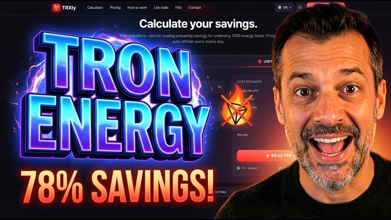 Don't Pay Full Price for USDT Transfers! Save 78% Today | TRON Energy Tutorial!