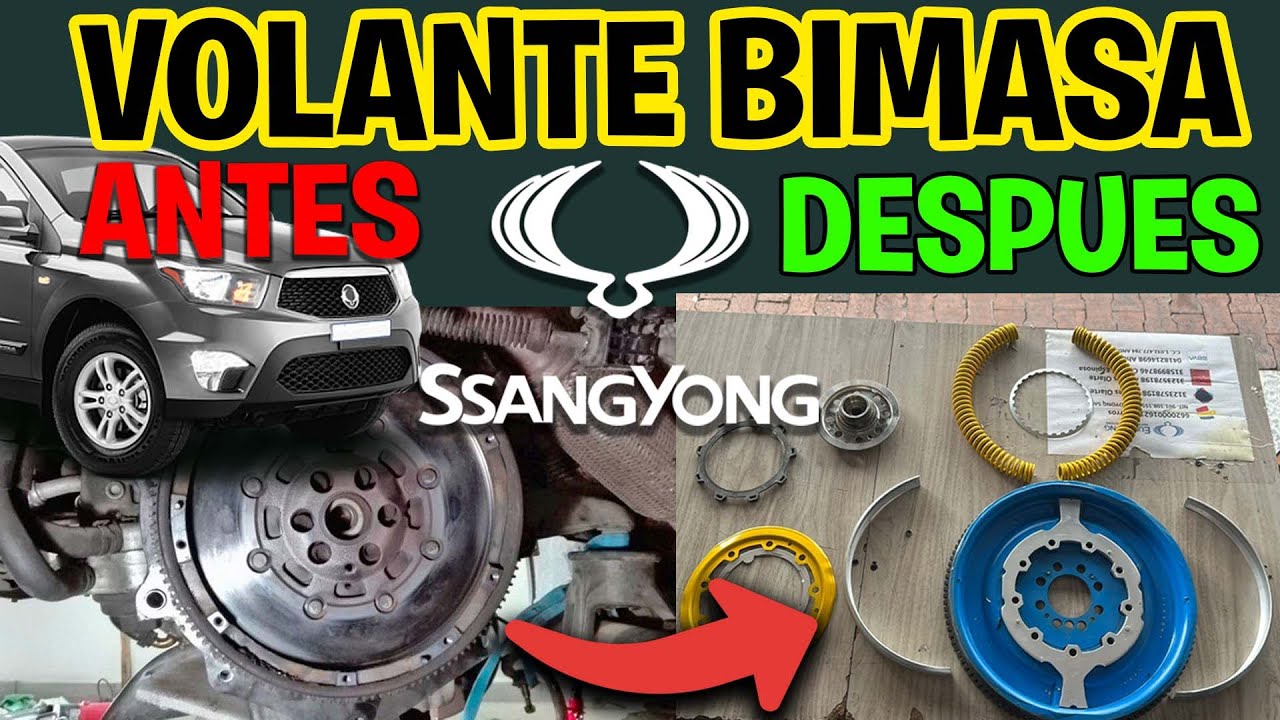 VOLANTE BIMASA EN SSANGYONG , FUNCIONAMIENTO, DAÑOS Y POSIBLES SOLUCIONES // SSANGYONG // EUROYONG