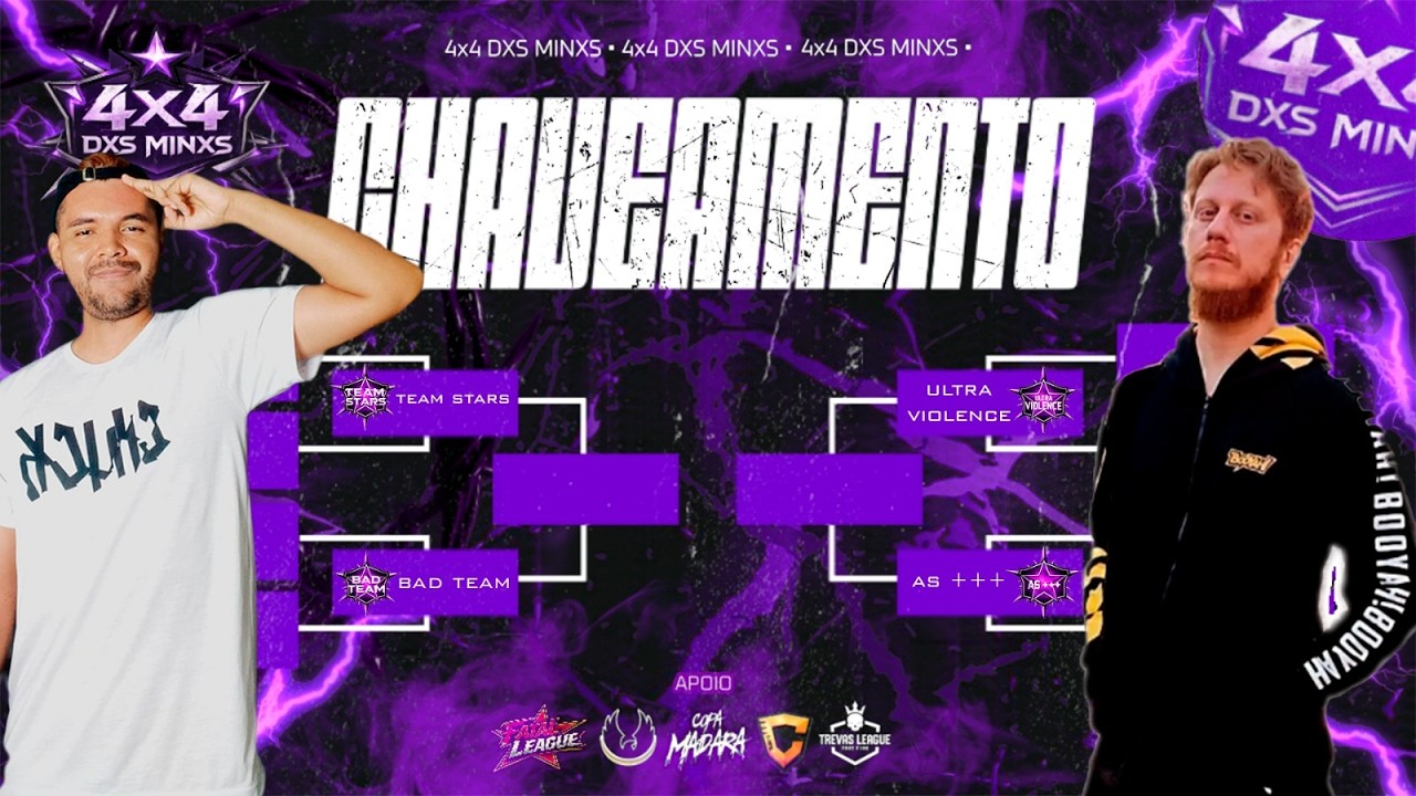 💙 SEMIFINAL E FINAL 4X4 DXS MINXS, TEAM STARS, BAD TEAM, ULTRAVIOLENCE, AS ++ E MUITO MAIS 💙