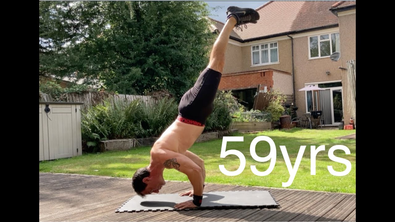 Handstand Pushup Journey in 2 months at 59 Years Old