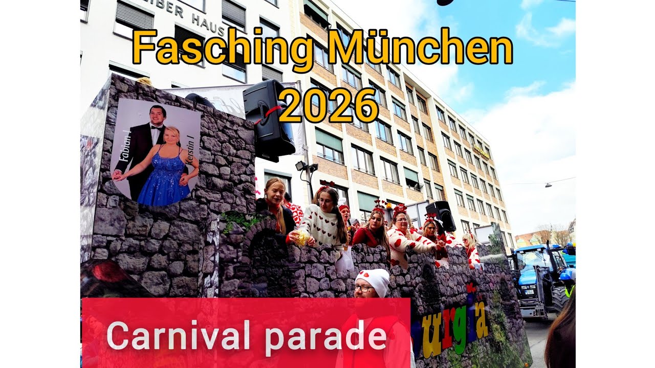 Munich Fasching Parade 2026, Carnival parade Germany 🇩🇪 #fasching #carnival #carnival #munich #reals
