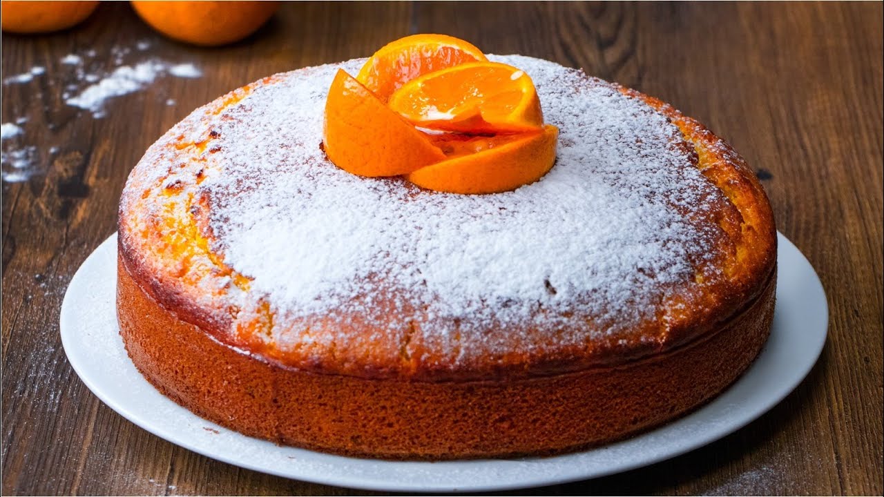 Merveilleux gâteau aux mandarines prêt en une minute et sans temps de préparation!| Savoureux.tv