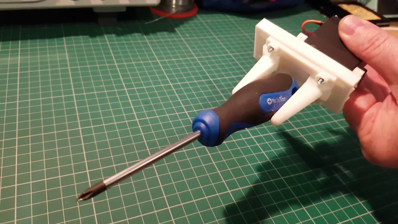 Robot Gripper Jaw with Rack & Pinion Drive and Parallel Movement
