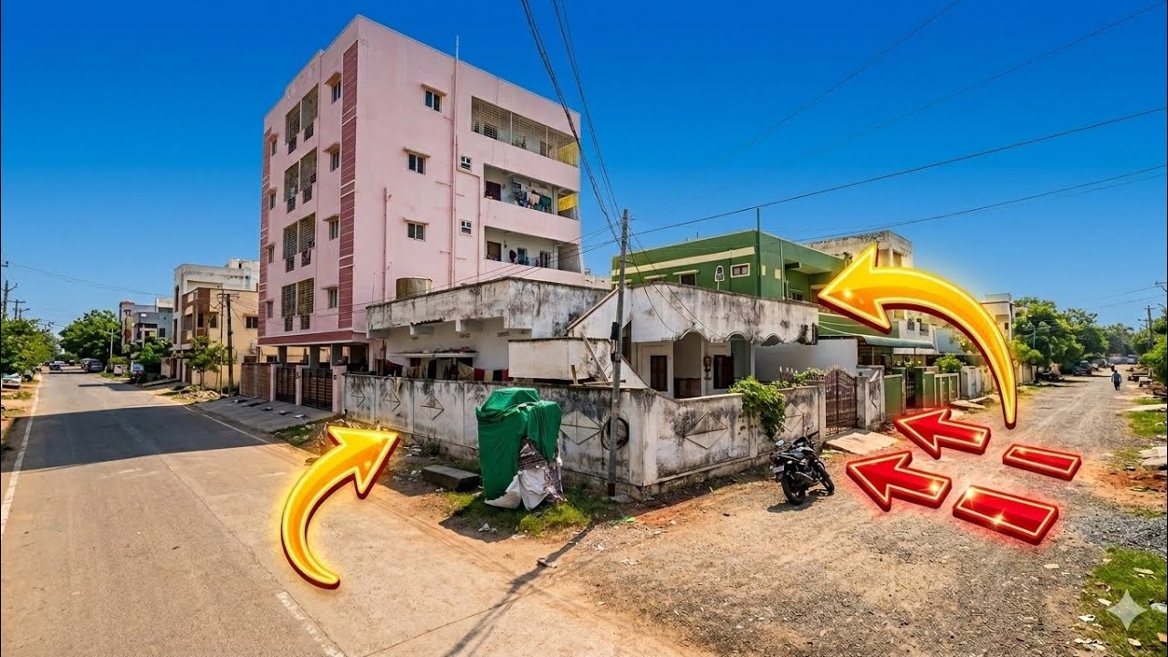 పెనమలూరులో 278 గజాల అద్భుతమైన కార్నర్ బిల్డింగ్ అమ్మకానికి | Bandar Road Properties