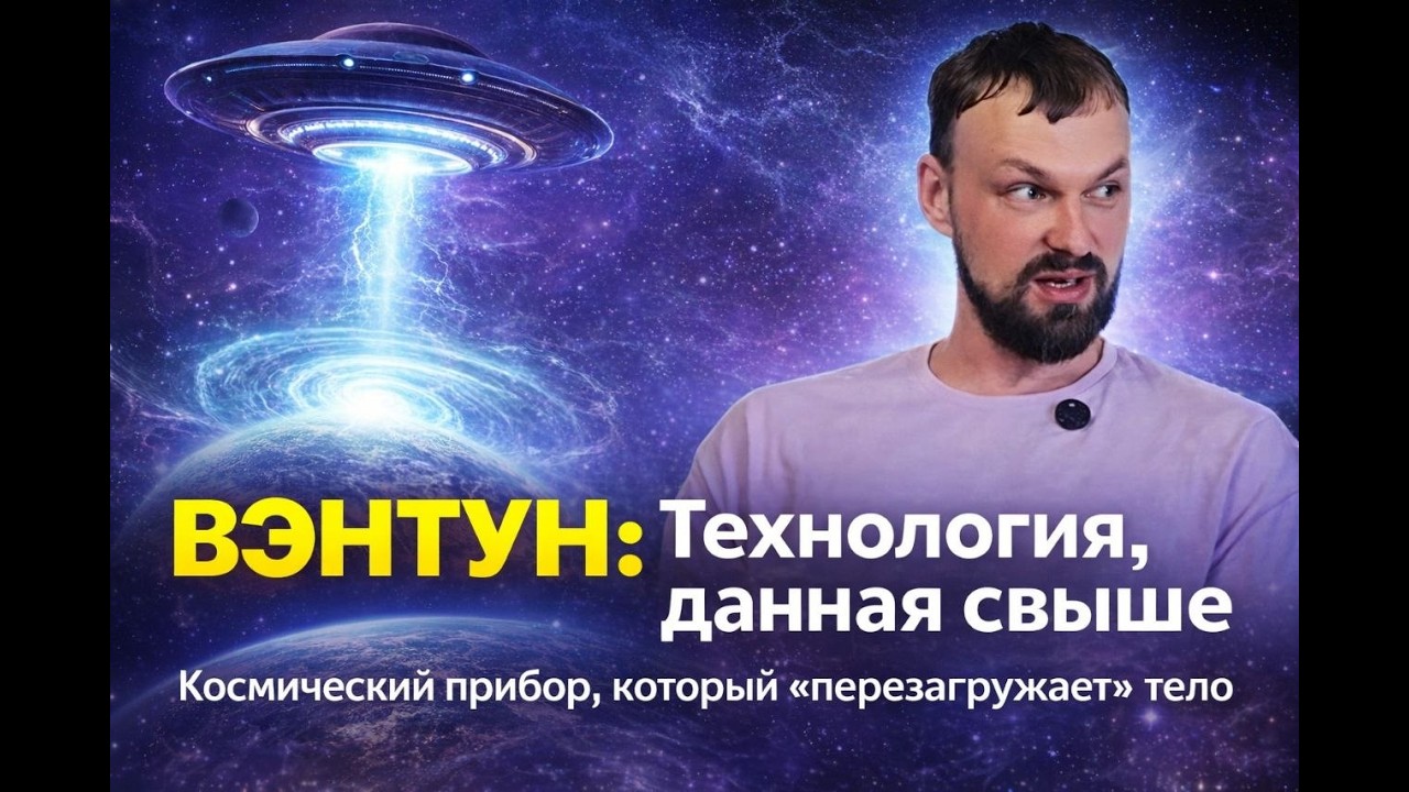 ВЭНТУН: Технология, данная свыше. Космический прибор, перезагружающий тело. Квантовые технологии
