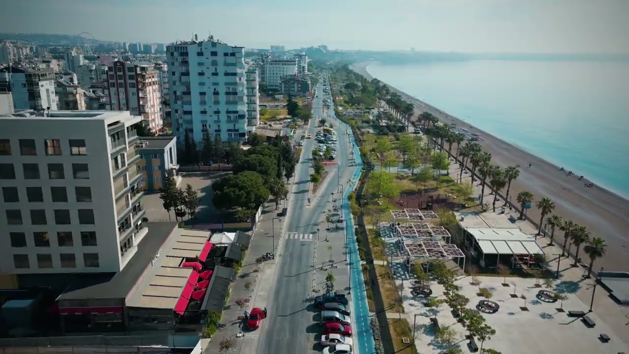 Konyaalti Beach - Antalya, Turkiye 2024 - Drone