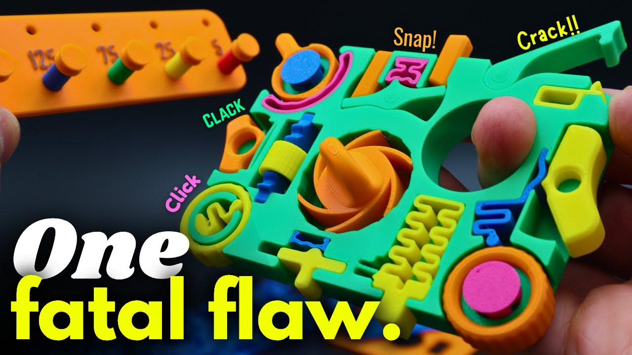 Most 3D printed fidget toys have one fatal flaw and we're going to fix it!