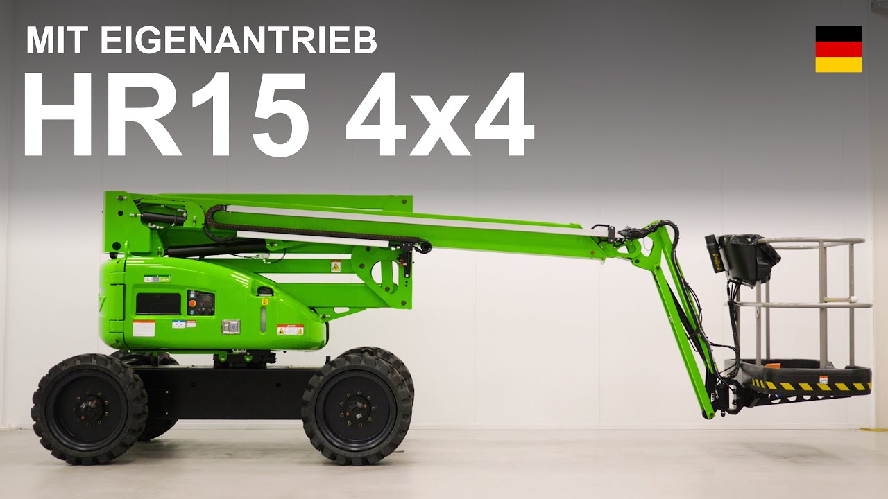 HR15 4x4 Produktvideo | Arbeitsb&uuml;hnen mit Eigenantrieb von Niftylift