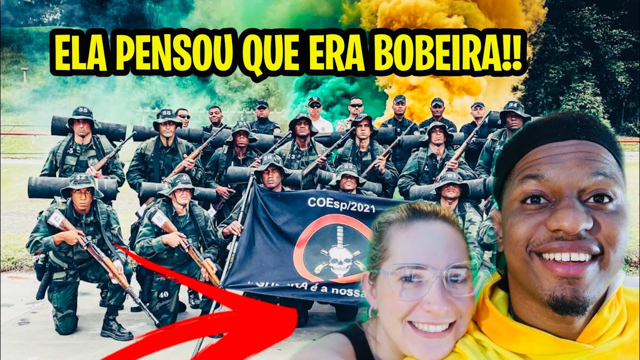 A Gringa Disse Que AGUENTAVA o Treino Do BOPE até ver os 