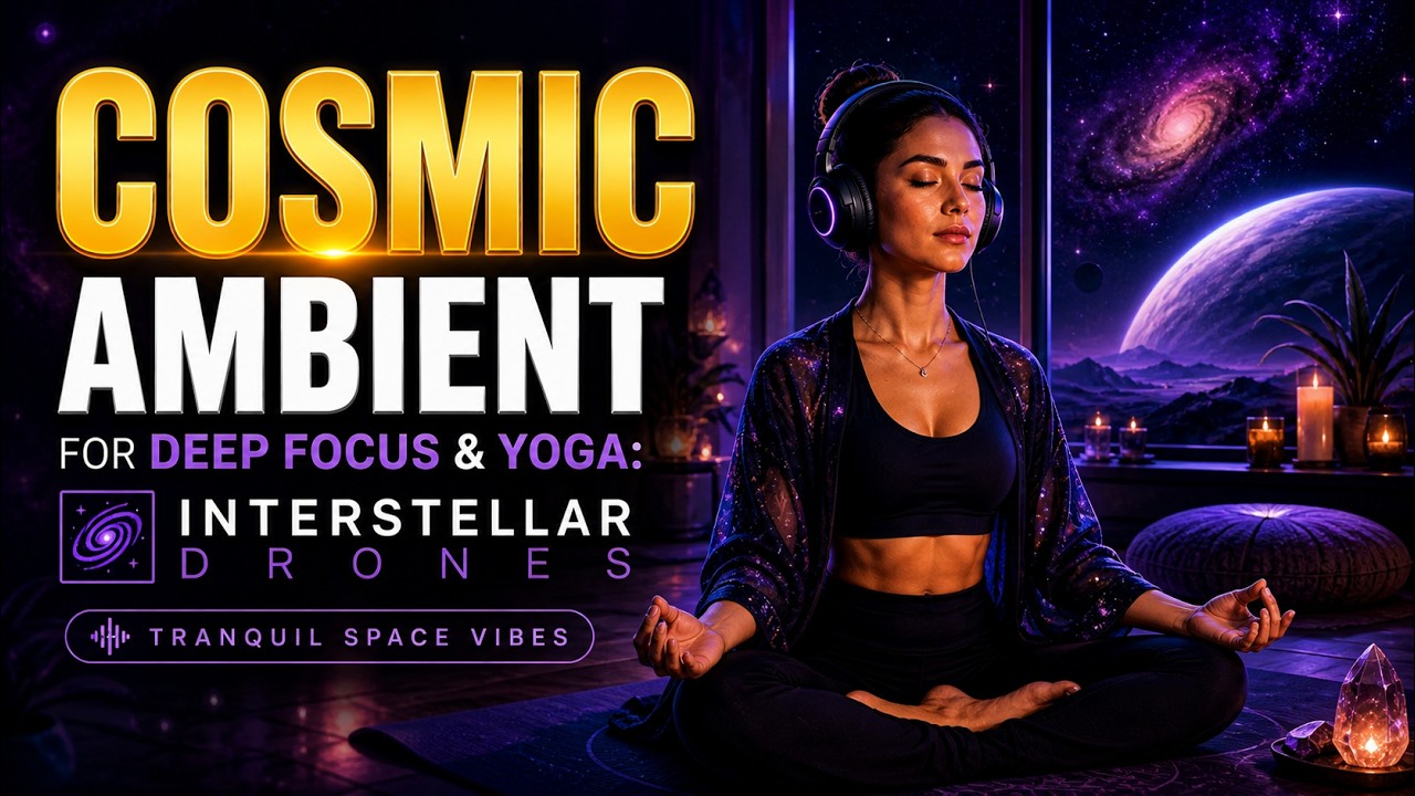 Cosmic Ambient for Deep Focus & Yoga: Interstellar Drones, Tranquil Space Vibes