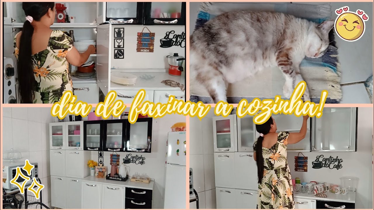 DIA DE FAXINAR! 🥵 - LIMPEI E ORGANIZEI O ARMÁRIO PARA RECEBER AS COMPRAS DO MÊS 😍