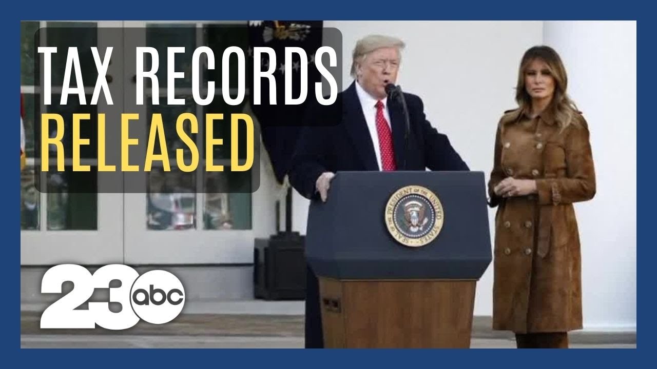 Donald Trump's tax returns are released to the public