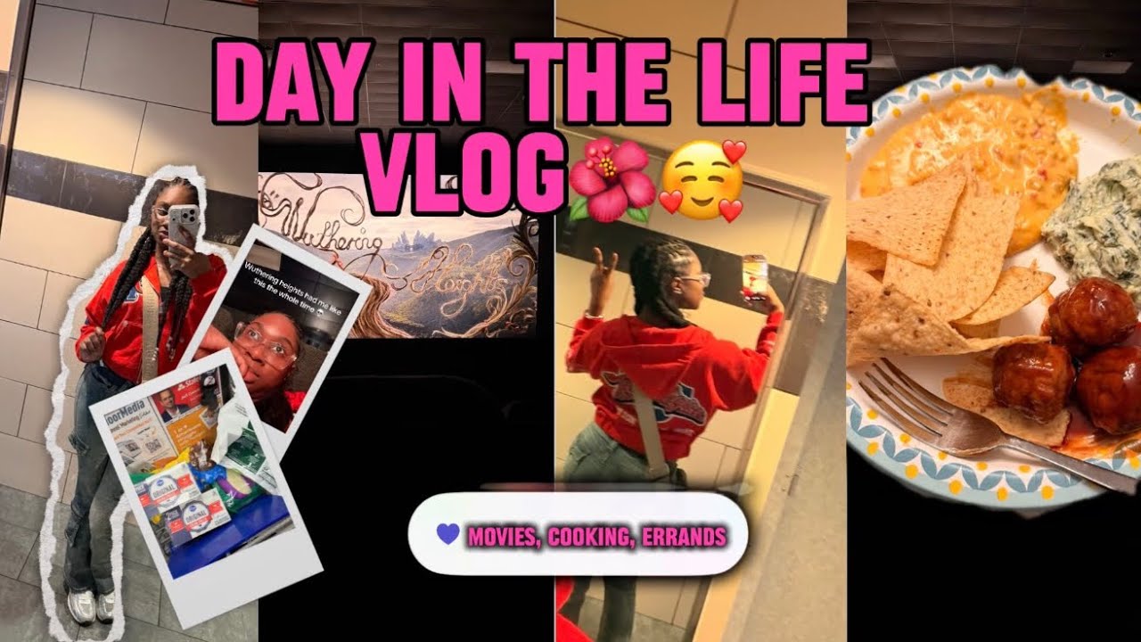 Day in the life VLOG 💕 (Movies, Cooking, and Errands)